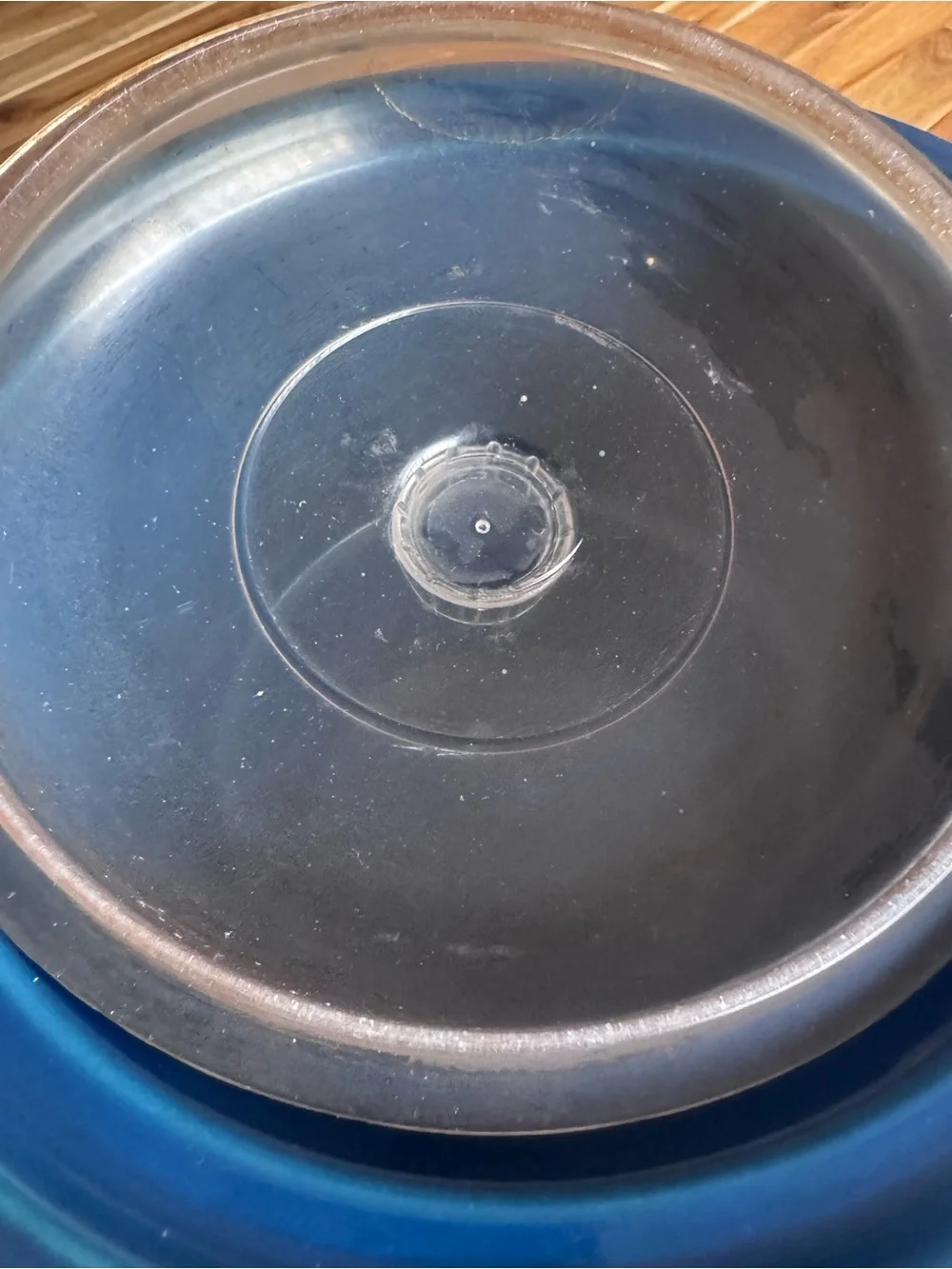 Vintage Rival Crock-Pot 3120 Blue Floral Stoneware Slow Cooker USA w Lid Tested!